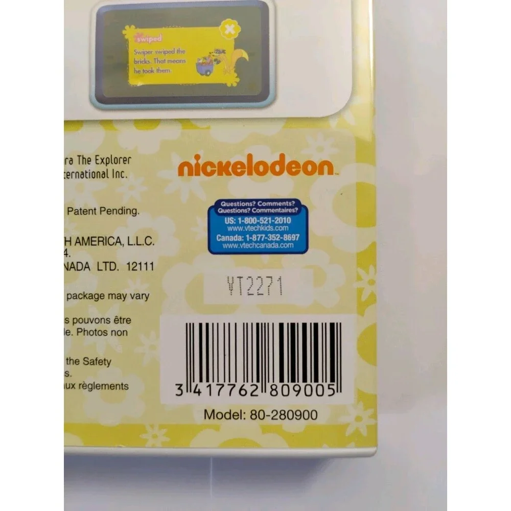 VTECH V.READER Interactive E-Reading System Game DORA and The 3 Little Pigs